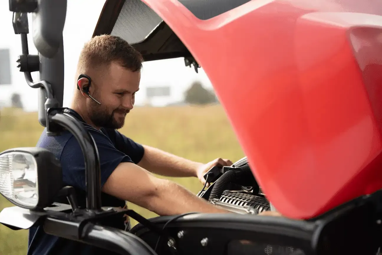 Agrotronic service vehicle