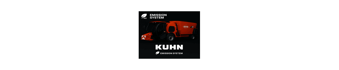 Deactivation of DPF, EGR, and SCR systems in Kuhn self-propelled feed mixers