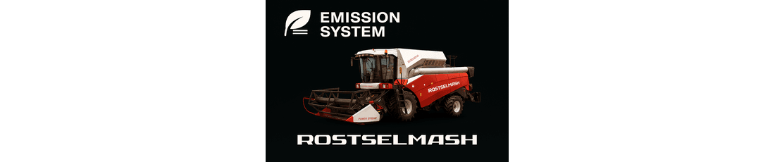 Deactivation of SCR, DPF, EGR systems in Rostselmash