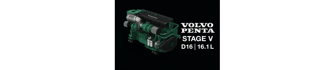Deactivation of the SCR system on Volvo Penta Stage V D16 16.1L engines