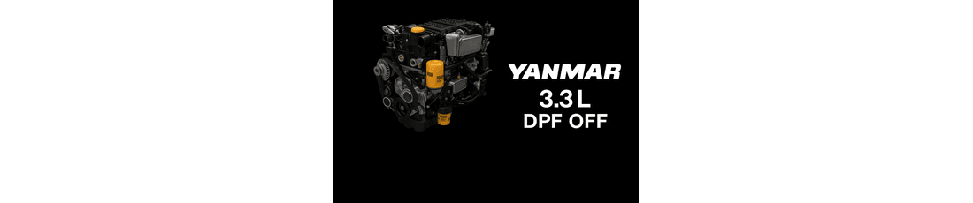 John Deere with Yanmar 3.3 L engine with DPF