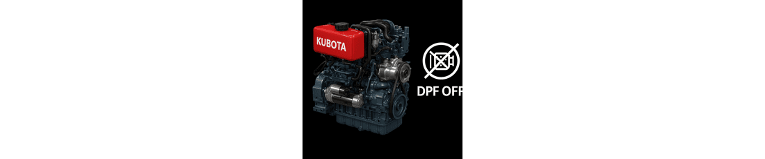 Kubota small engines with DPF - use our emulator